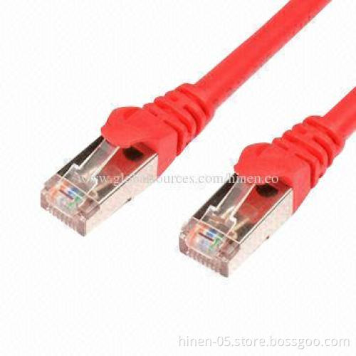 Cat5e Cables, STP, 24AWG, 6.0mm OD with RoHS Mark